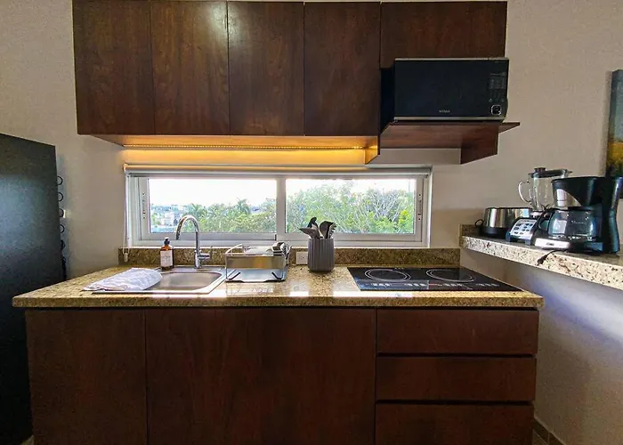 Departamento De Lujo A 10 Minutos De La Playa Apartamento Playa del Carmen